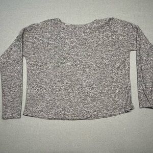 Beyond Yoga Heathered Gray Long Sleeve Top